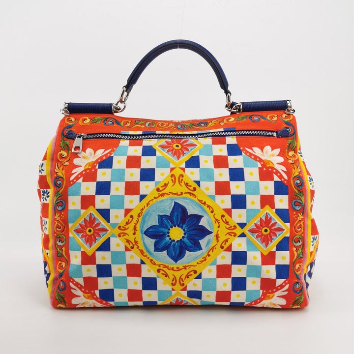 Dolce & Gabbana Miss Sicily Soft Canvas Bag