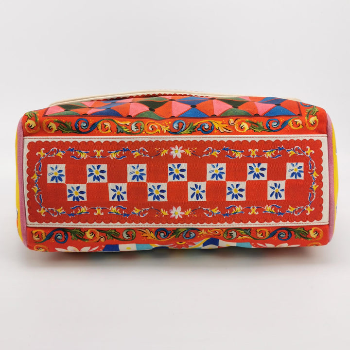 Dolce & Gabbana Miss Sicily Soft Canvas Bag