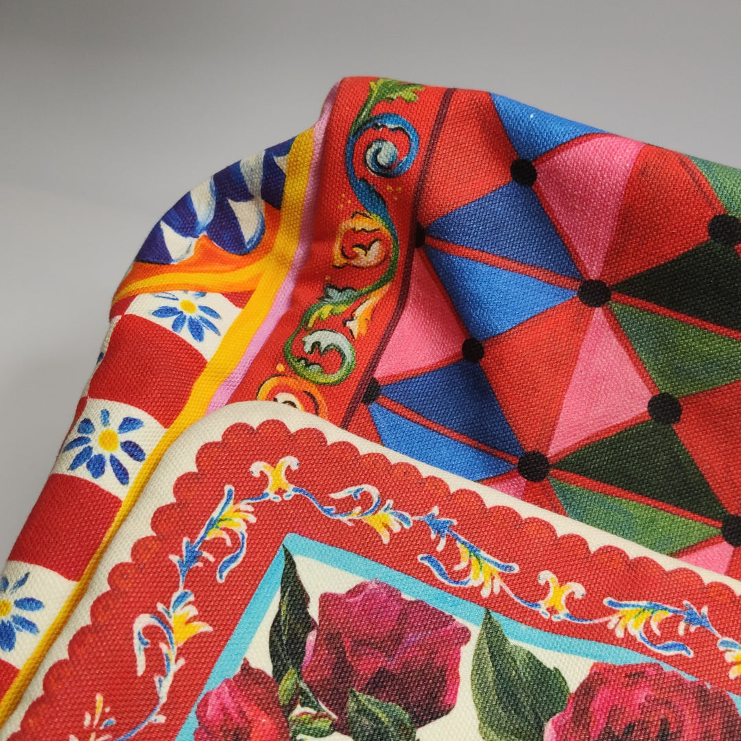 Dolce & Gabbana Miss Sicily Soft Canvas Bag