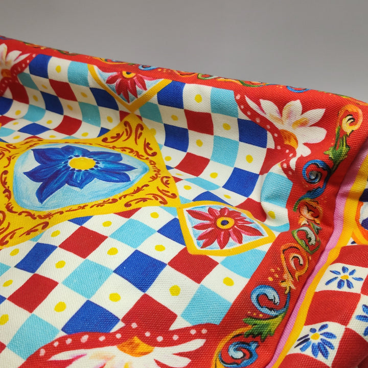 Dolce & Gabbana Miss Sicily Soft Canvas Bag