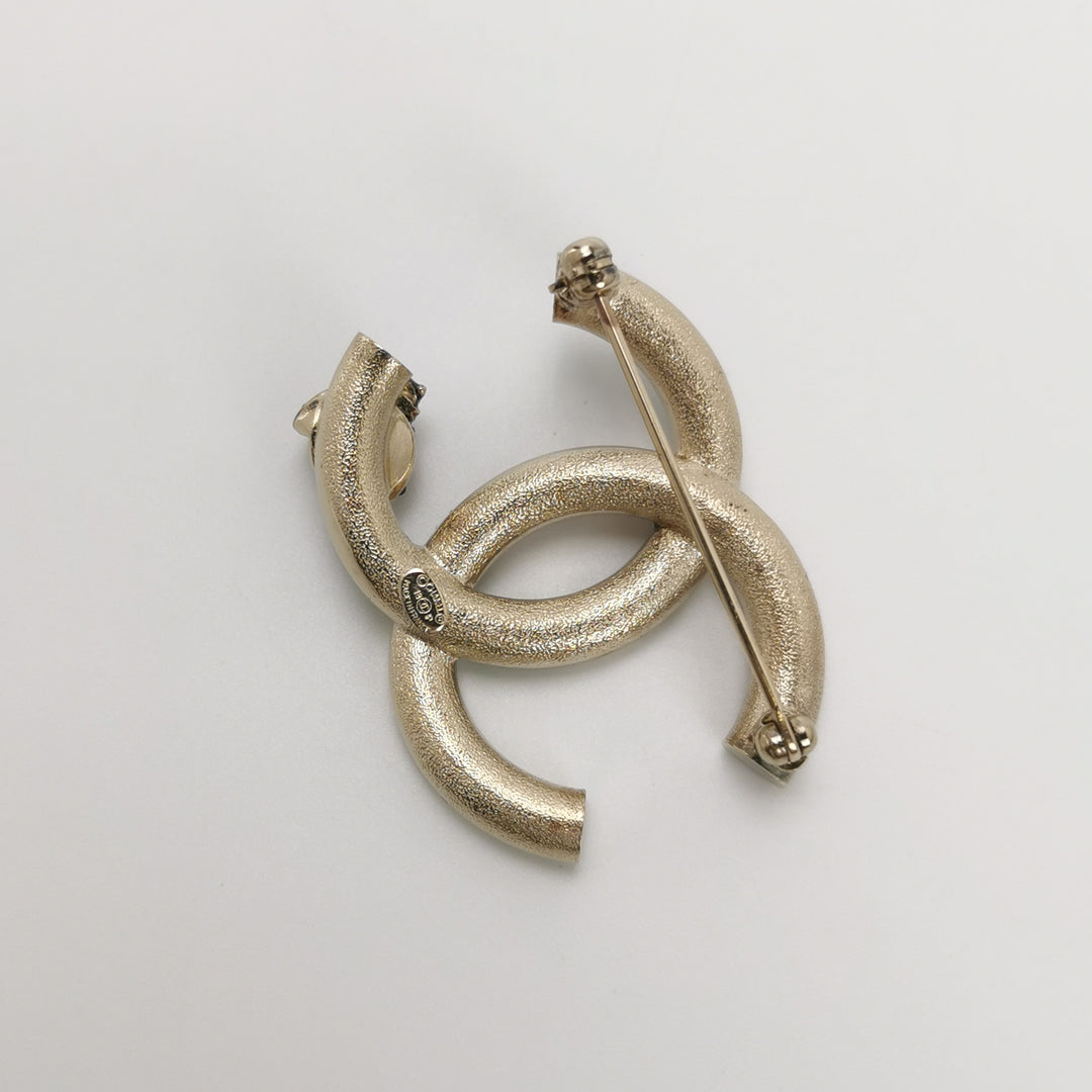 Chanel CC Logo Ladybug Brooch