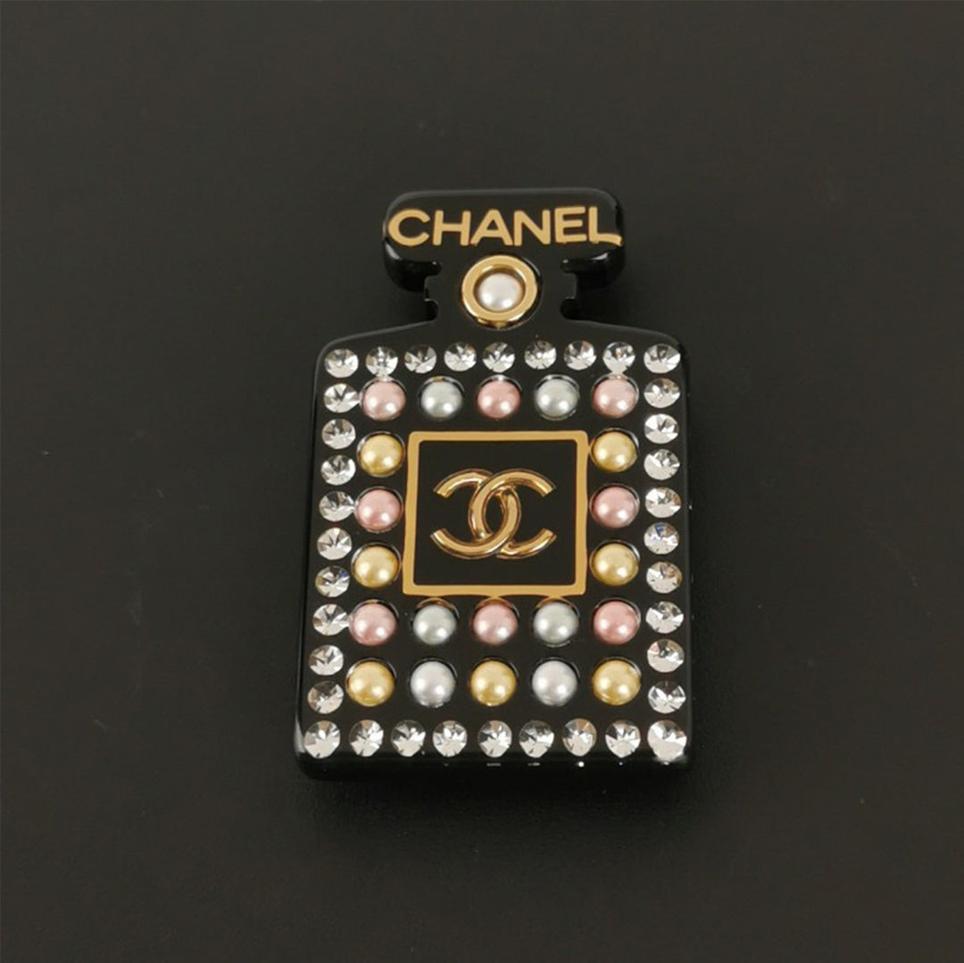 Chanel Acrylic Perfume Bottle Brooch