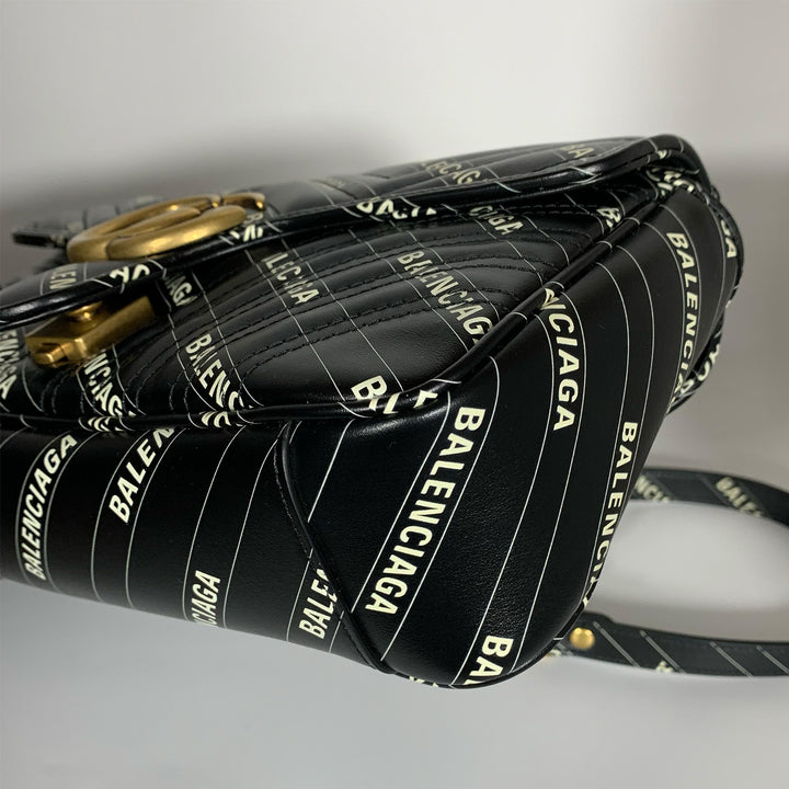 Gucci x Balenciaga Small Marmont Shoulder Bag