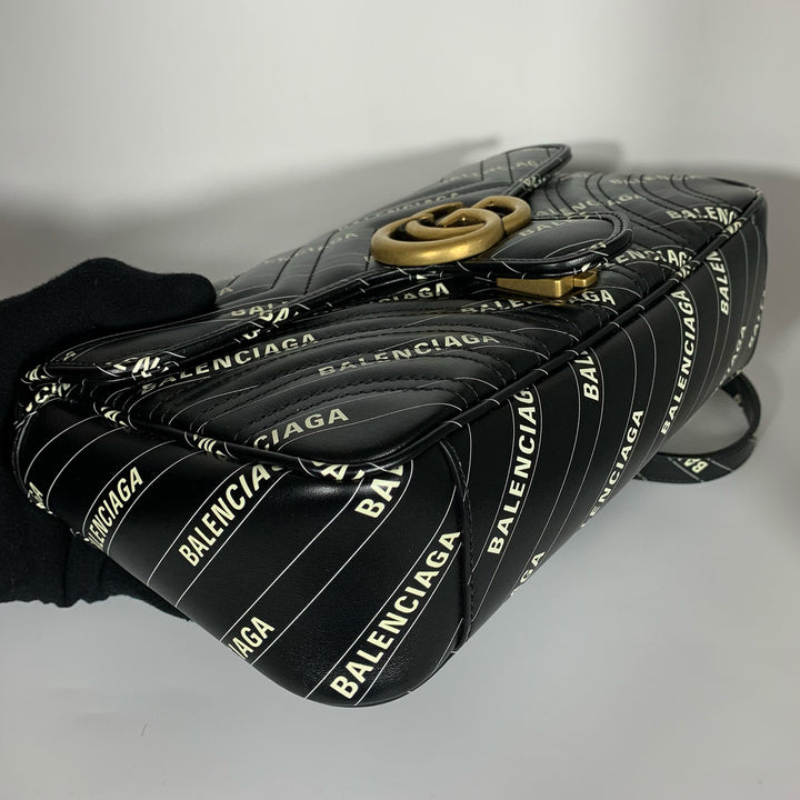 Gucci x Balenciaga Small Marmont Shoulder Bag