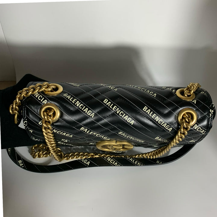 Gucci x Balenciaga Small Marmont Shoulder Bag