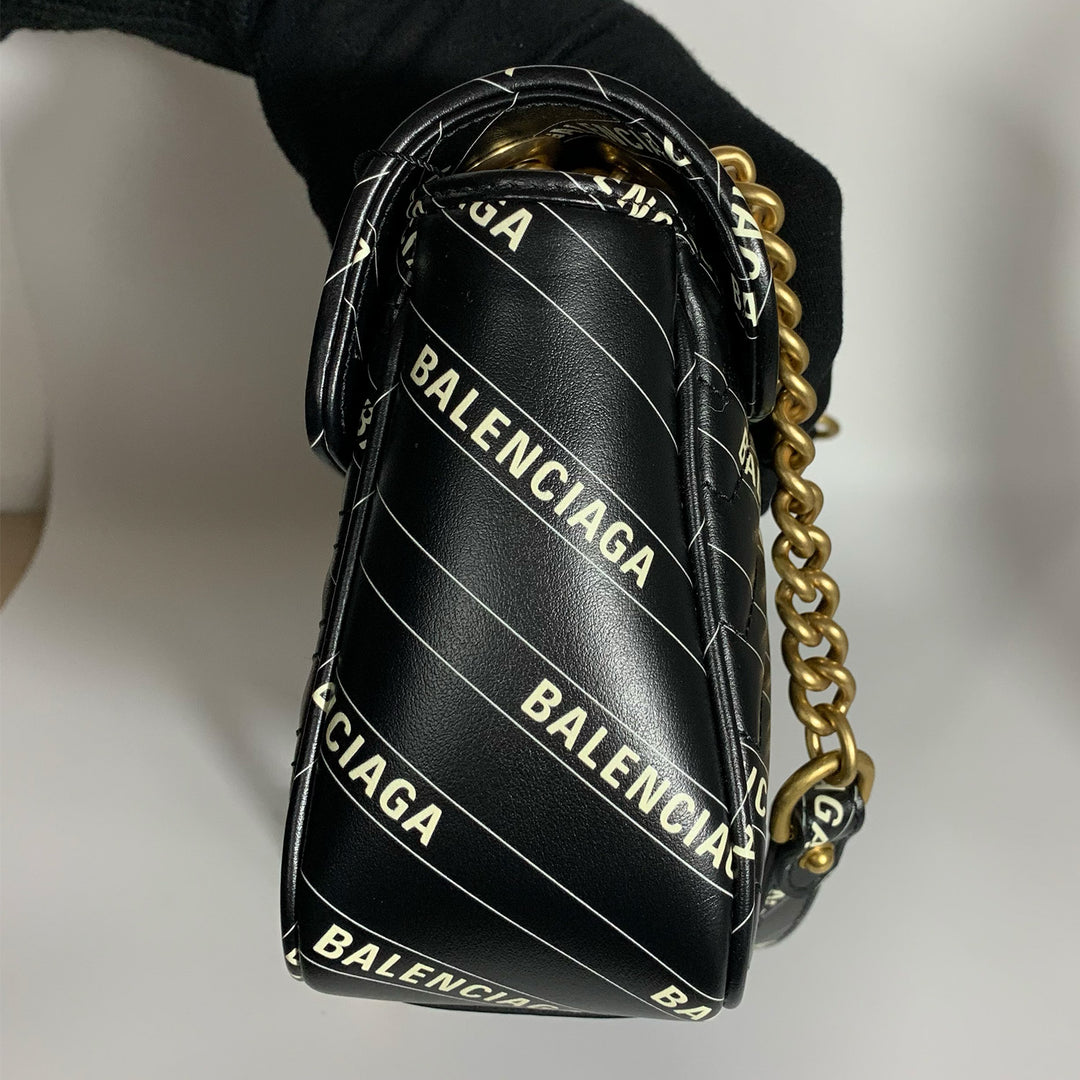 Gucci x Balenciaga Small Marmont Shoulder Bag