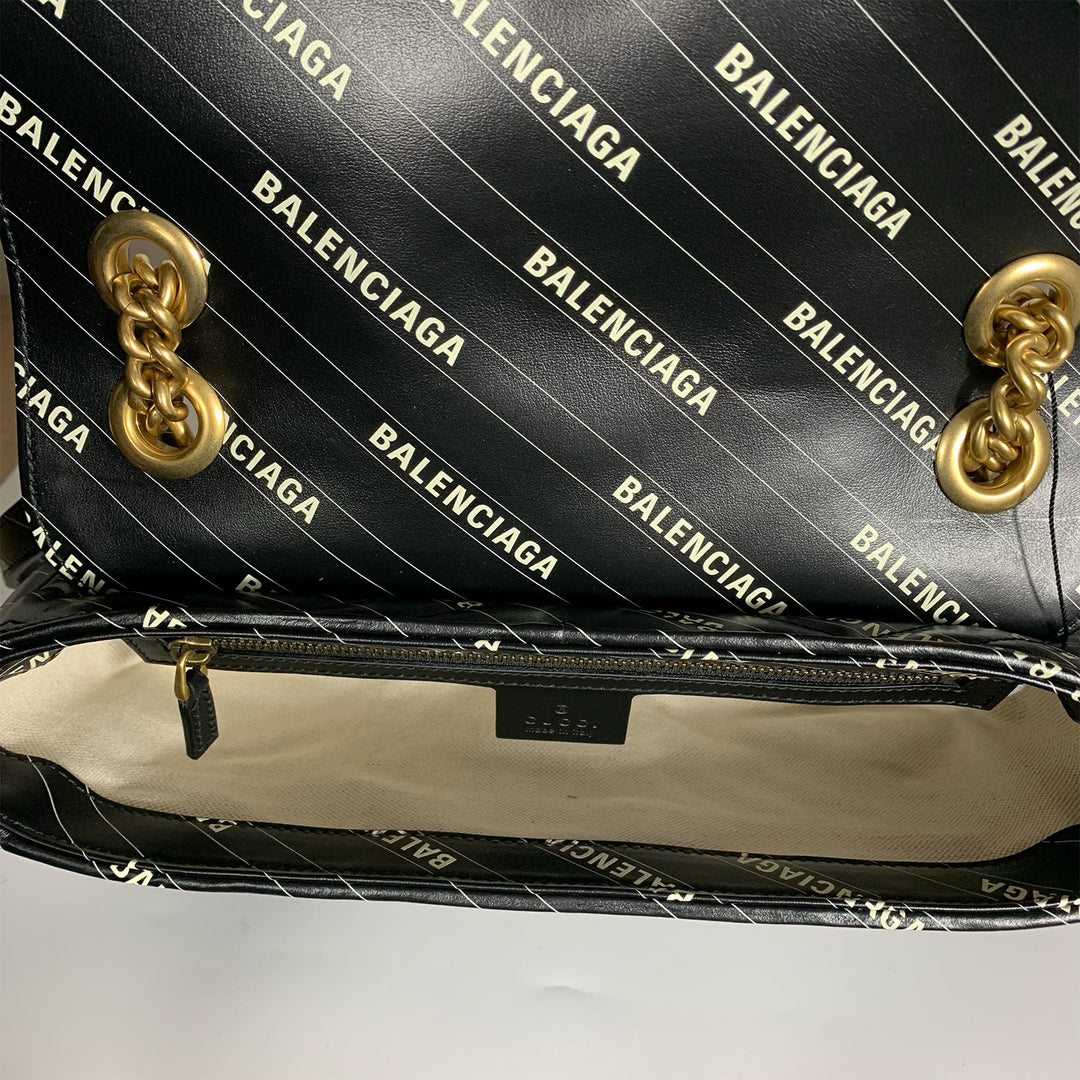 Gucci x Balenciaga Small Marmont Shoulder Bag