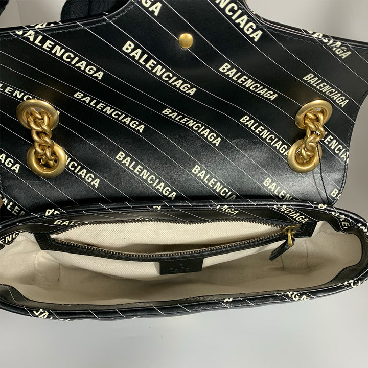 Gucci x Balenciaga Small Marmont Shoulder Bag