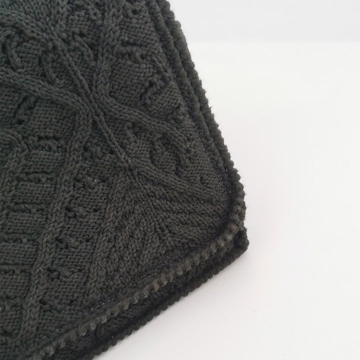 Chanel Crochet Medium Single Flap Black