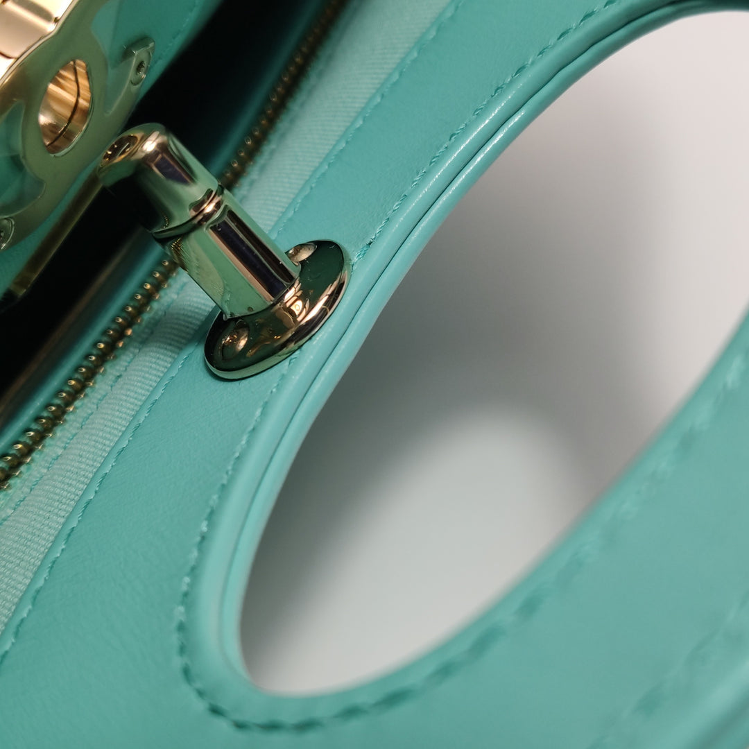 Chanel Mini 31 Shopping Bag Light Green Quilted Lambskin
