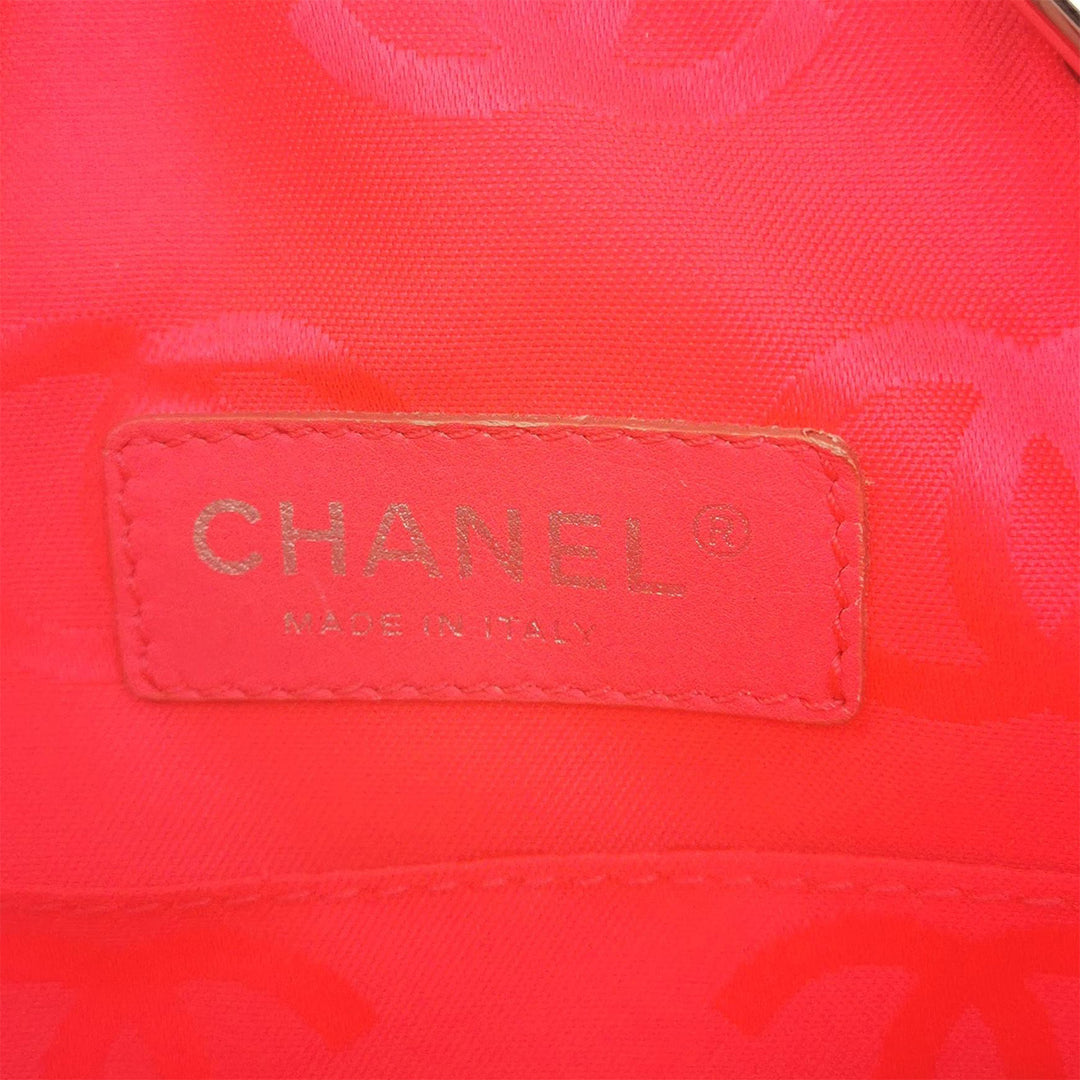 Chanel Cambon Ligne Handbag in White Black CC Logo