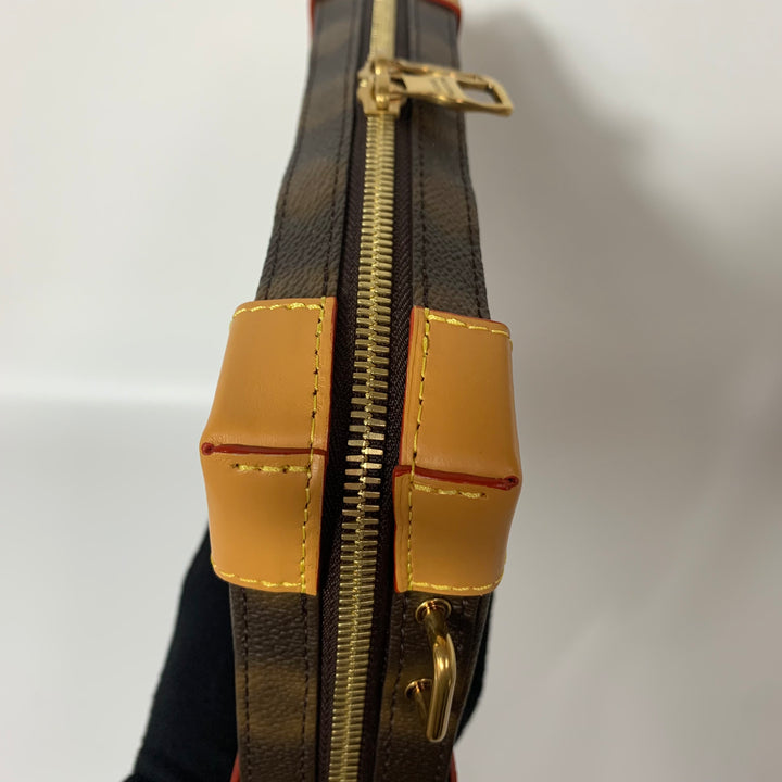 Louis Vuitton Soft Trunk Shoulder Bag in Blurry Monogram Canvas with Gold Hardware