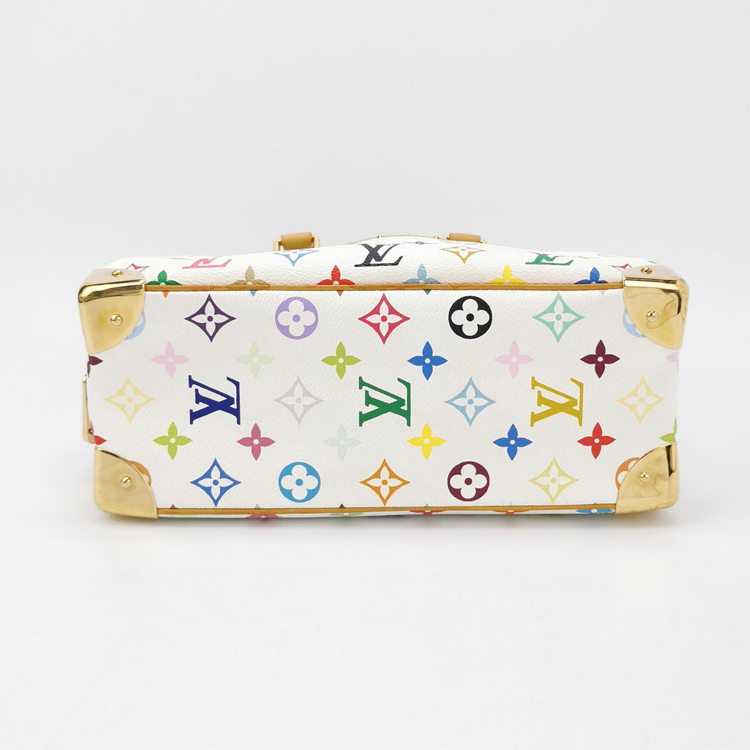 Louis Vuitton Vintage Trouville Multicolour Monogram Canvas Gold Hardware