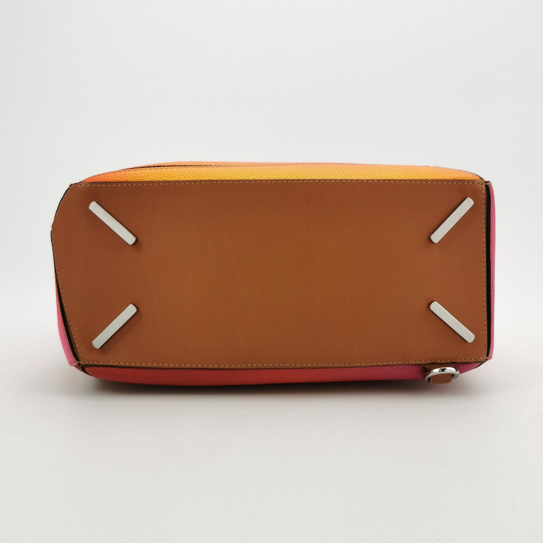 Loewe Limited Edition Calfskin Medium Puzzle Bag Orange Sunset