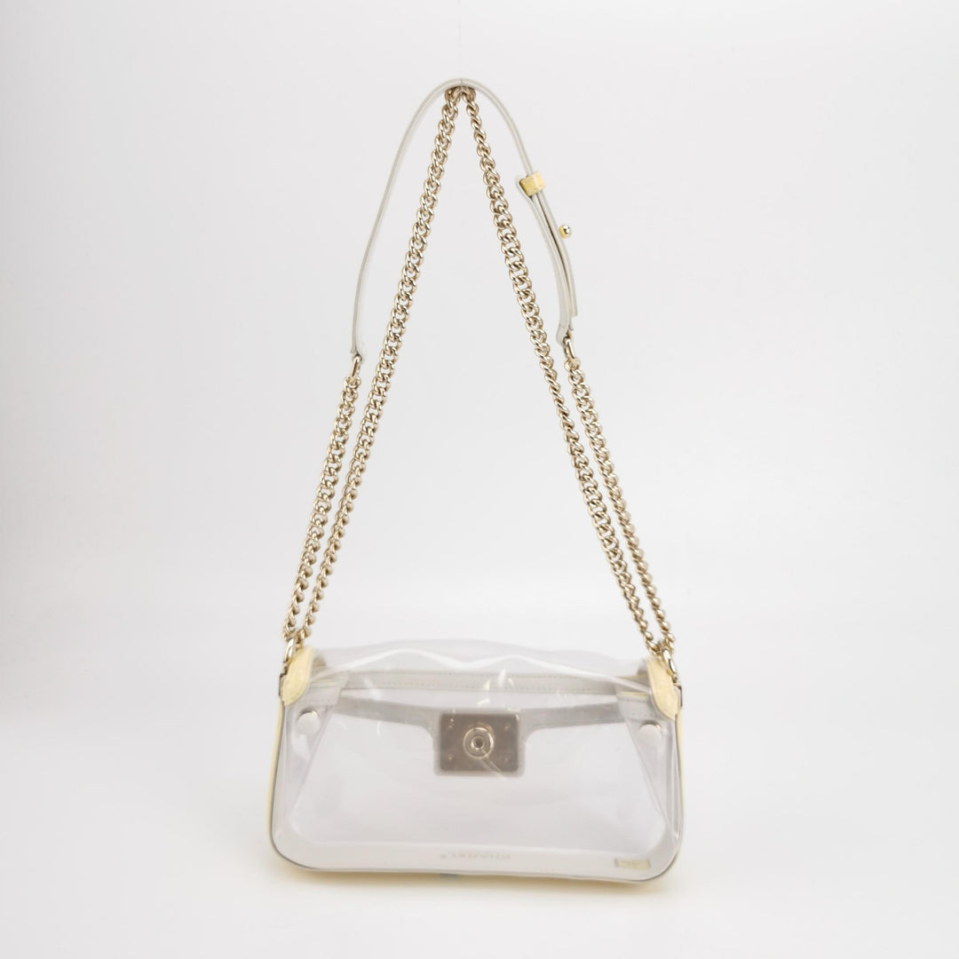 Chanel Small Pastel Yellow PVC Flap Bag Gold Hardware