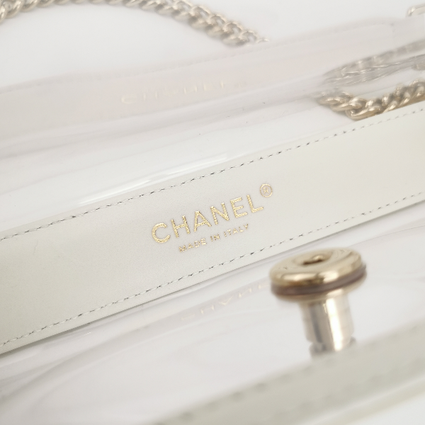Chanel Small Pastel Yellow PVC Flap Bag Gold Hardware