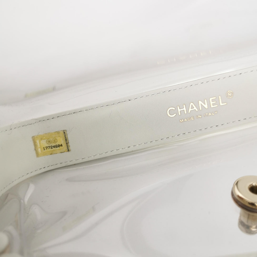 Chanel Small Pastel Yellow PVC Flap Bag Gold Hardware