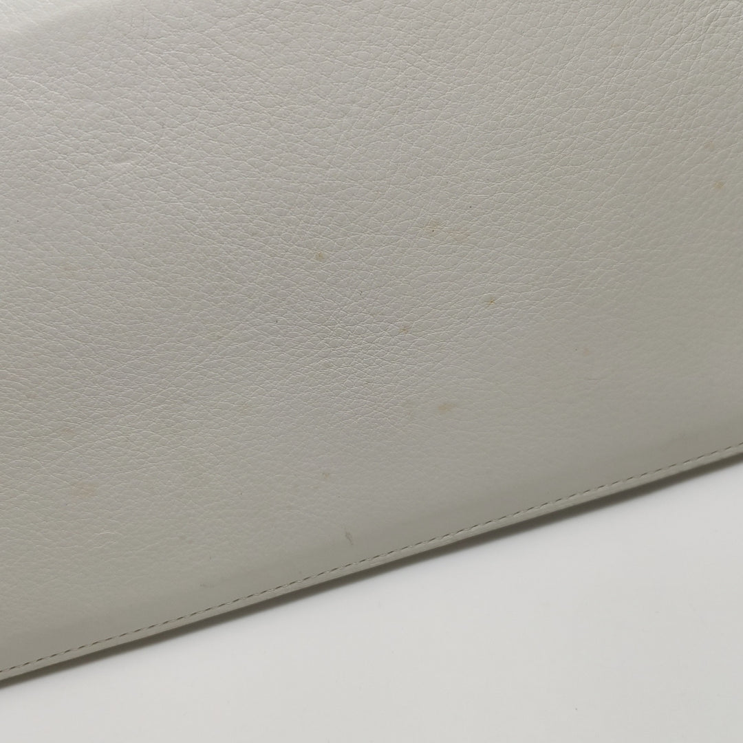 Louis Vuitton Limited Edition Monogram Transparence Lockit East-West Bag White Mesh Silver Hardware