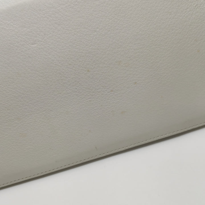 Louis Vuitton Limited Edition Monogram Transparence Lockit East-West Bag White Mesh Silver Hardware