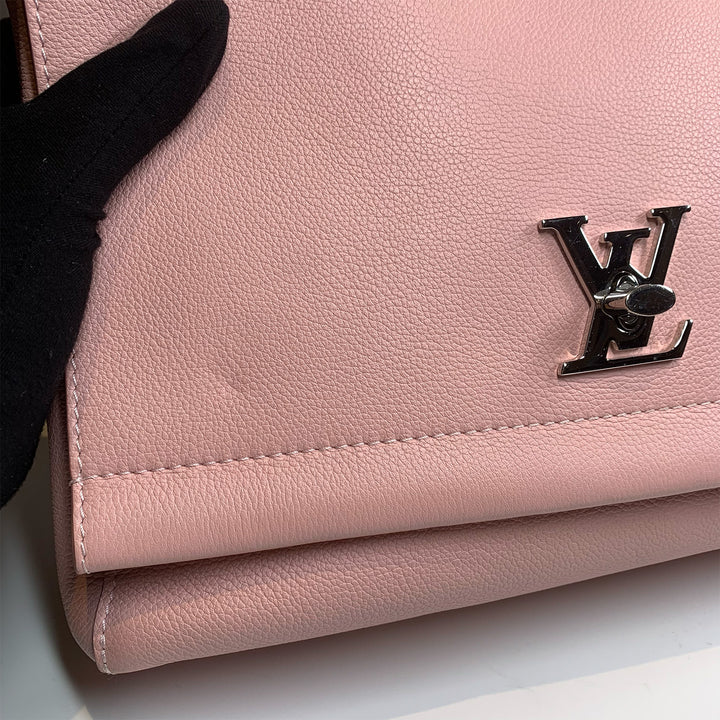 Louis Vuitton Pink Lockme II Leather Crossbody Bag