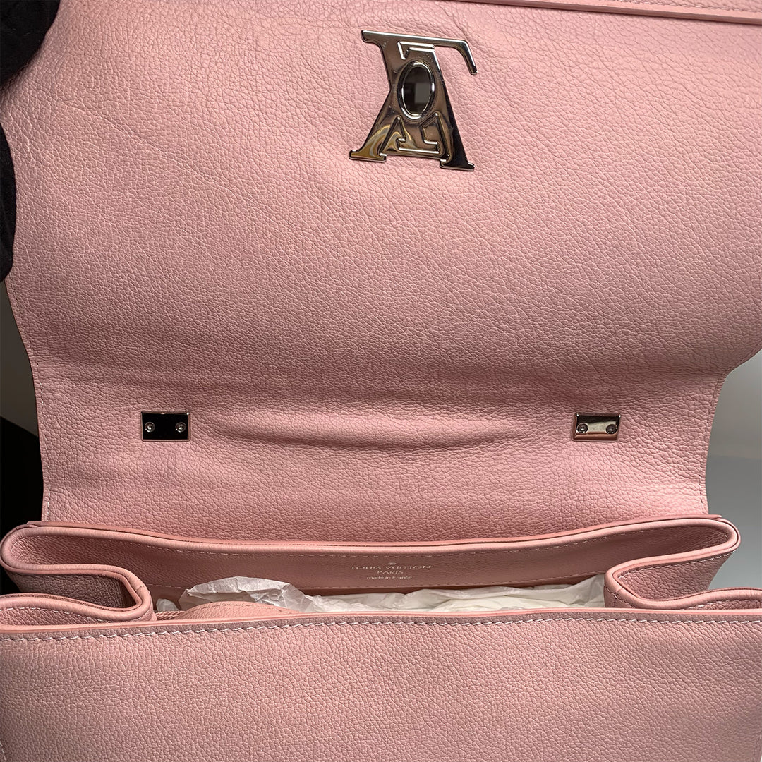 Louis Vuitton Pink Lockme II Leather Crossbody Bag