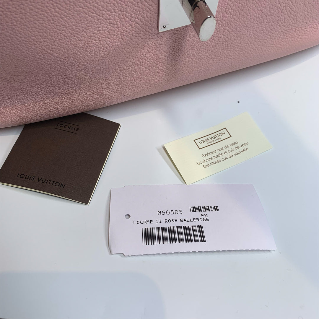 Louis Vuitton Pink Lockme II Leather Crossbody Bag