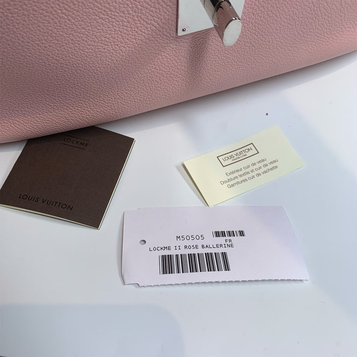 Louis Vuitton Pink Lockme II Leather Crossbody Bag