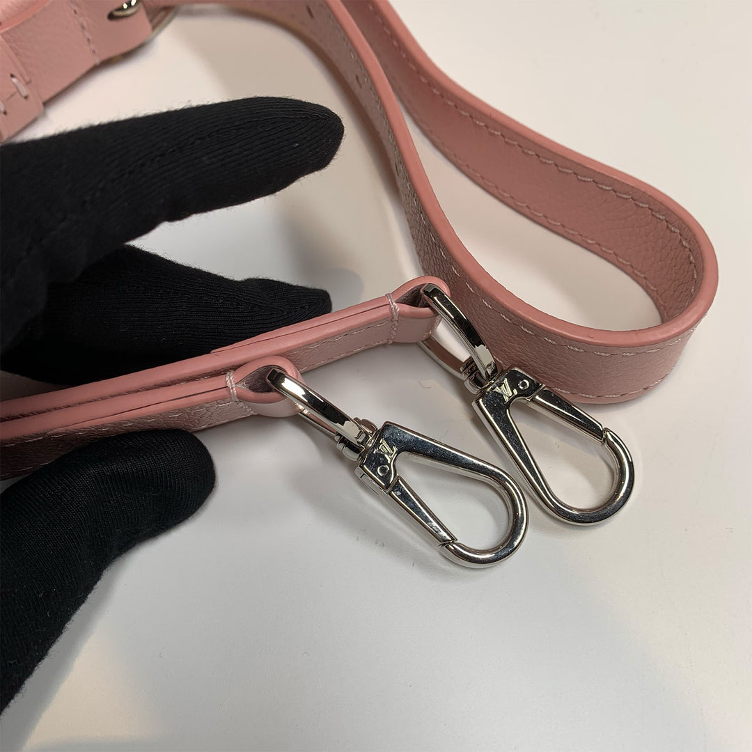 Louis Vuitton Pink Lockme II Leather Crossbody Bag