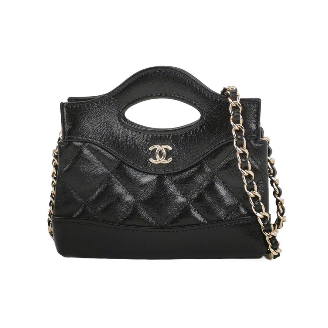 Chanel Nano 31 Shopping Bag Black