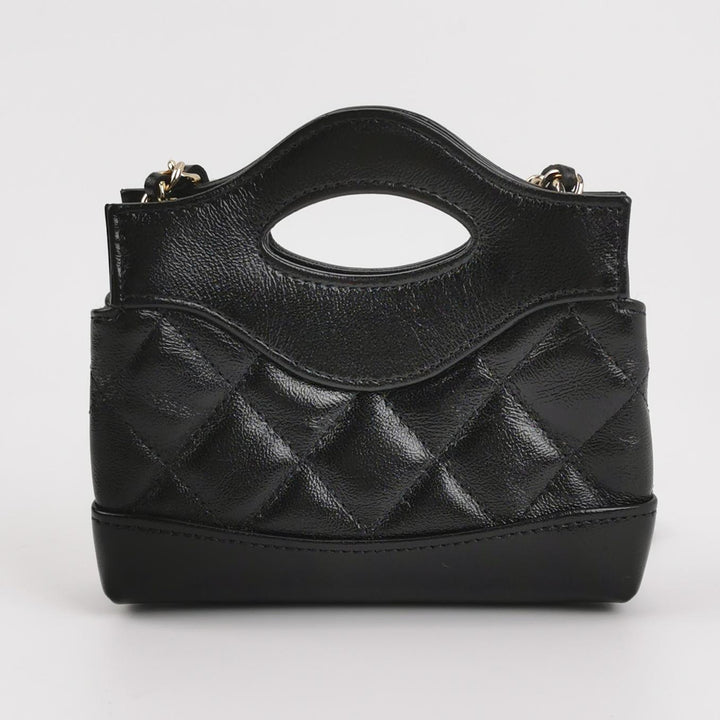 Chanel Nano 31 Shopping Bag Black