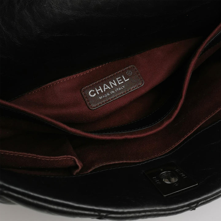 Chanel Portobello Tote Black Aged Calfskin Tweed Bag