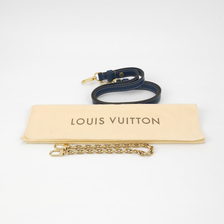 Louis Vuitton Jacquard Blue Denim Loop Monogram Bag