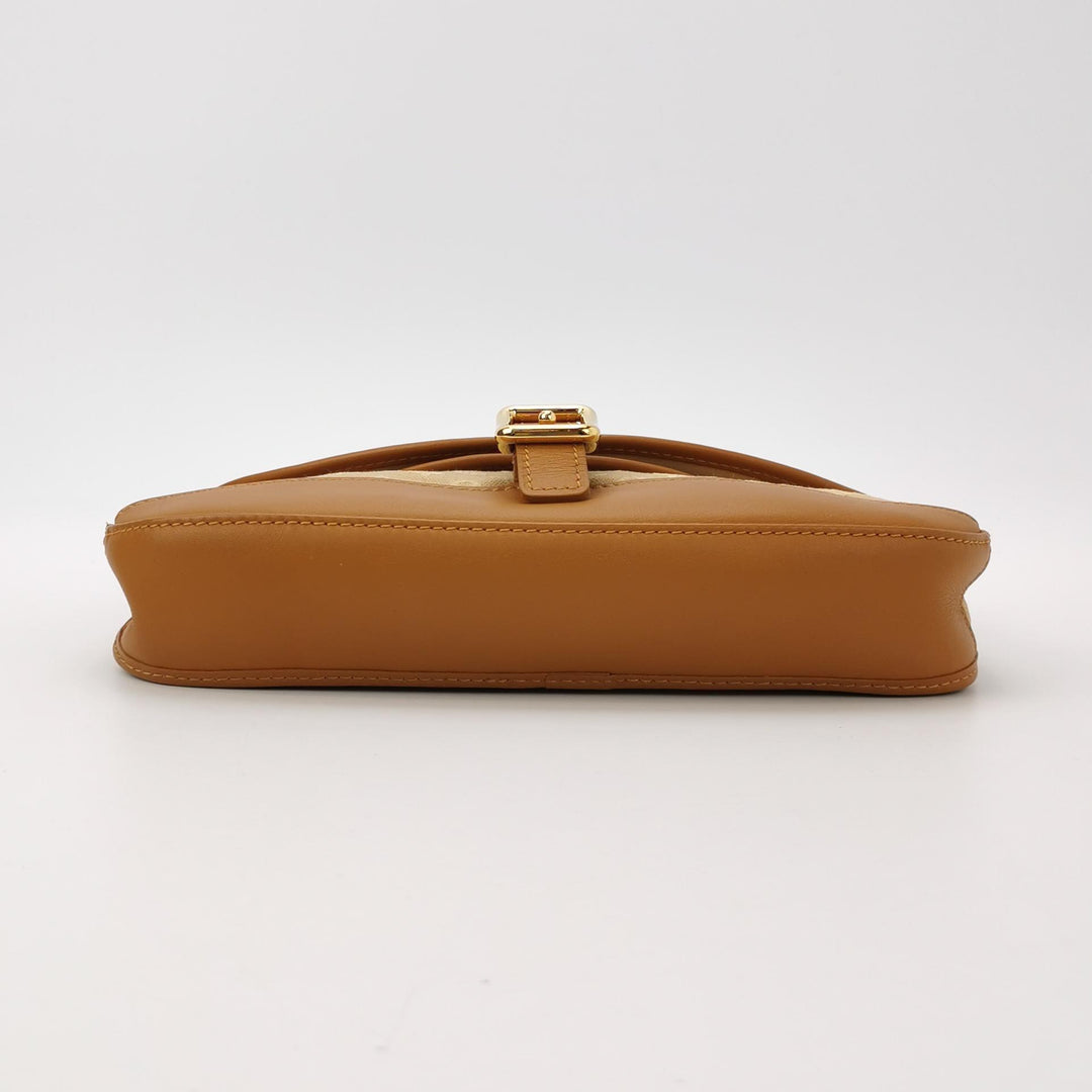 Louis Vuitton Vintage Lin Marjorie Mini Shoulder Bag in Beige Brown Monogram