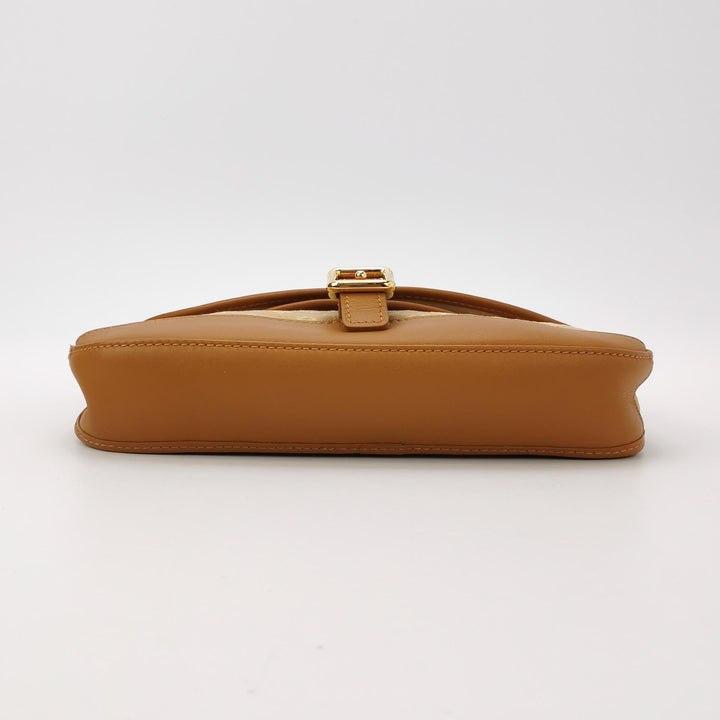 Louis Vuitton Vintage Lin Marjorie Mini Shoulder Bag in Beige Brown Monogram
