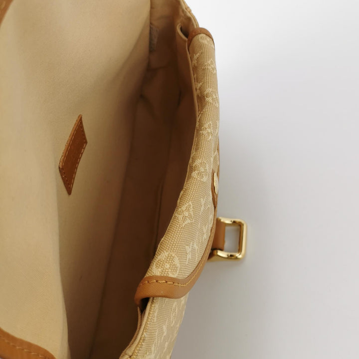 Louis Vuitton Vintage Lin Marjorie Mini Shoulder Bag in Beige Brown Monogram