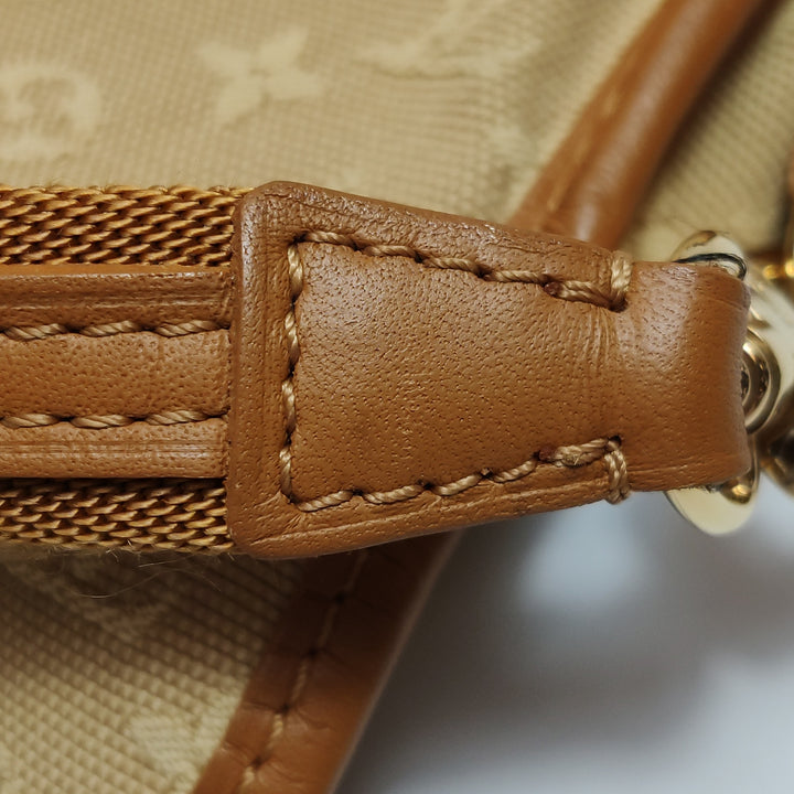 Louis Vuitton Vintage Lin Marjorie Mini Shoulder Bag in Beige Brown Monogram
