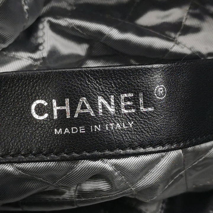 Chanel Rocket Tote Bag Large Black Tweed Boucle Ruthenium Hardware