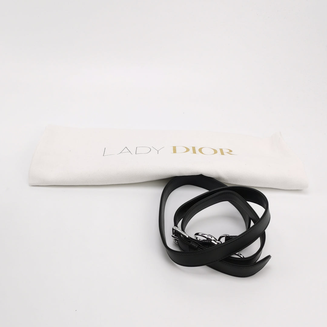 Dior X Wang Yuyang Calfskin Bead Embroidered The Lunar Landscape Medium Lady Dior Art Black Multi colour