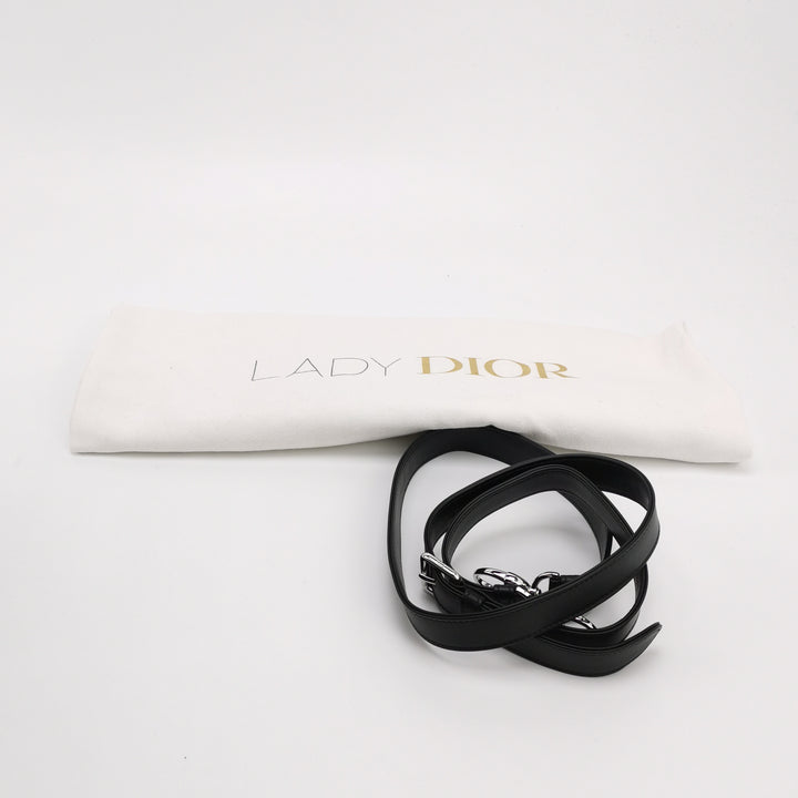Dior X Wang Yuyang Calfskin Bead Embroidered The Lunar Landscape Medium Lady Dior Art Black Multi colour