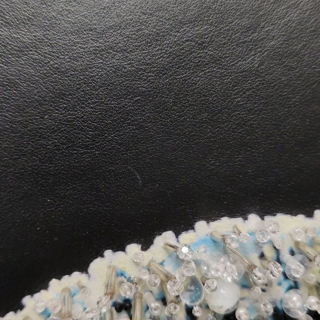 Dior X Wang Yuyang Calfskin Bead Embroidered The Lunar Landscape Medium Lady Dior Art Black Multi colour