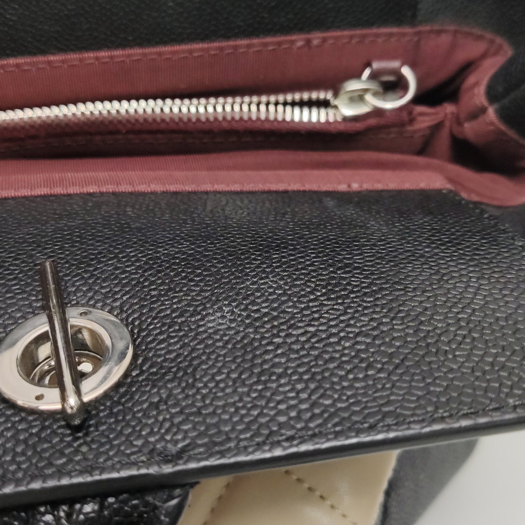 Chanel Coco Shopping Tote Bag Beige Black