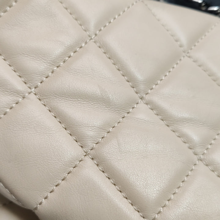 Chanel Coco Shopping Tote Bag Beige Black