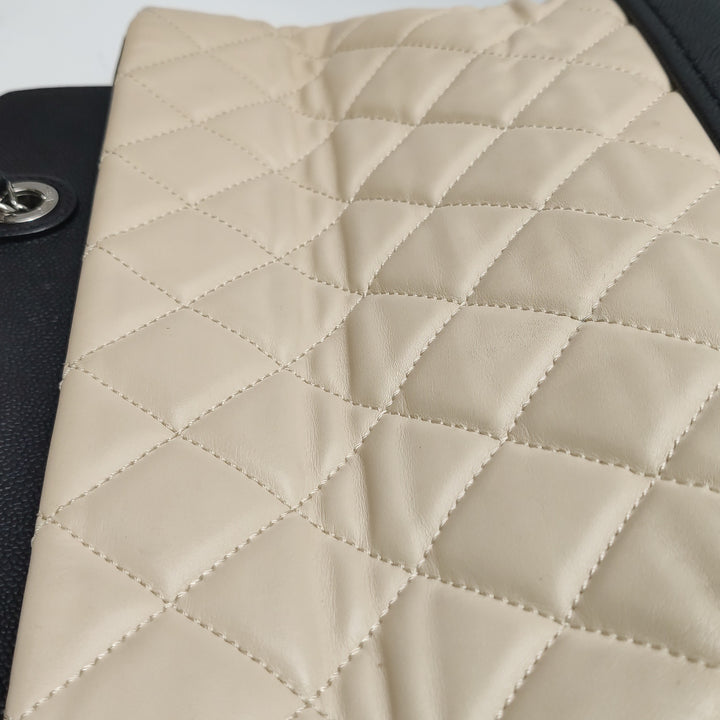 Chanel Coco Shopping Tote Bag Beige Black