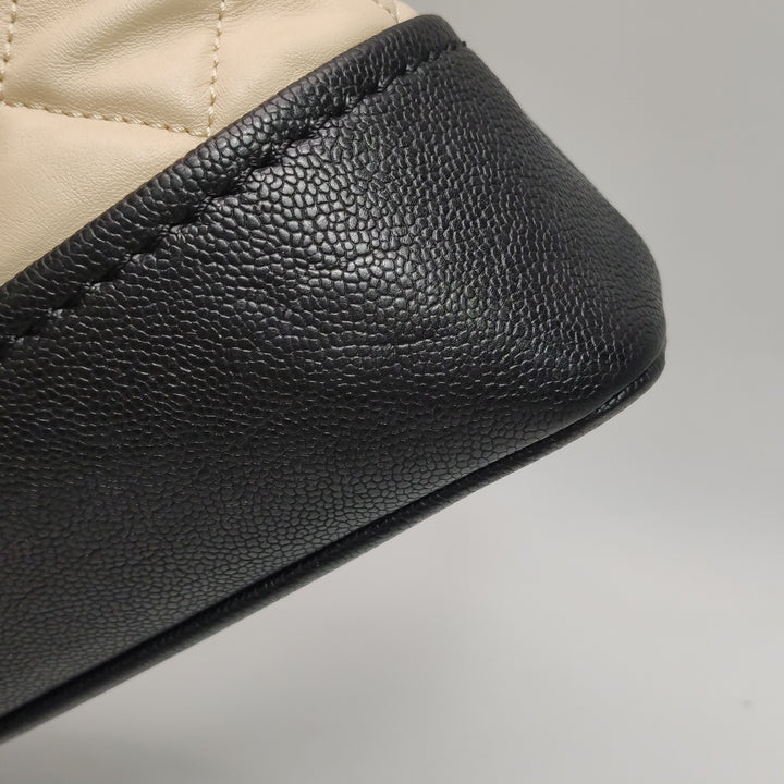 Chanel Coco Shopping Tote Bag Beige Black