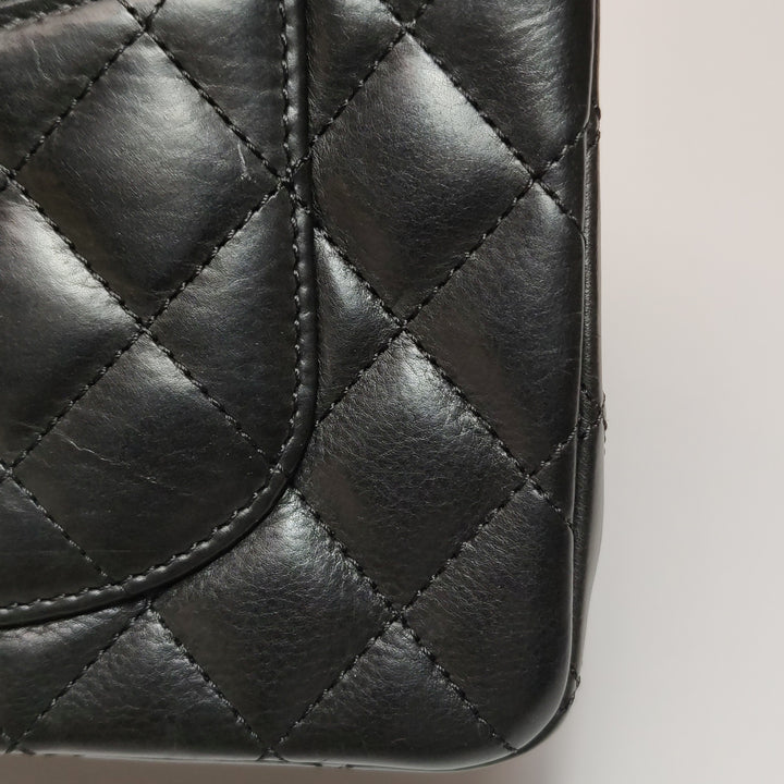 Chanel Mini Rock The Corner Flap Bag in Black