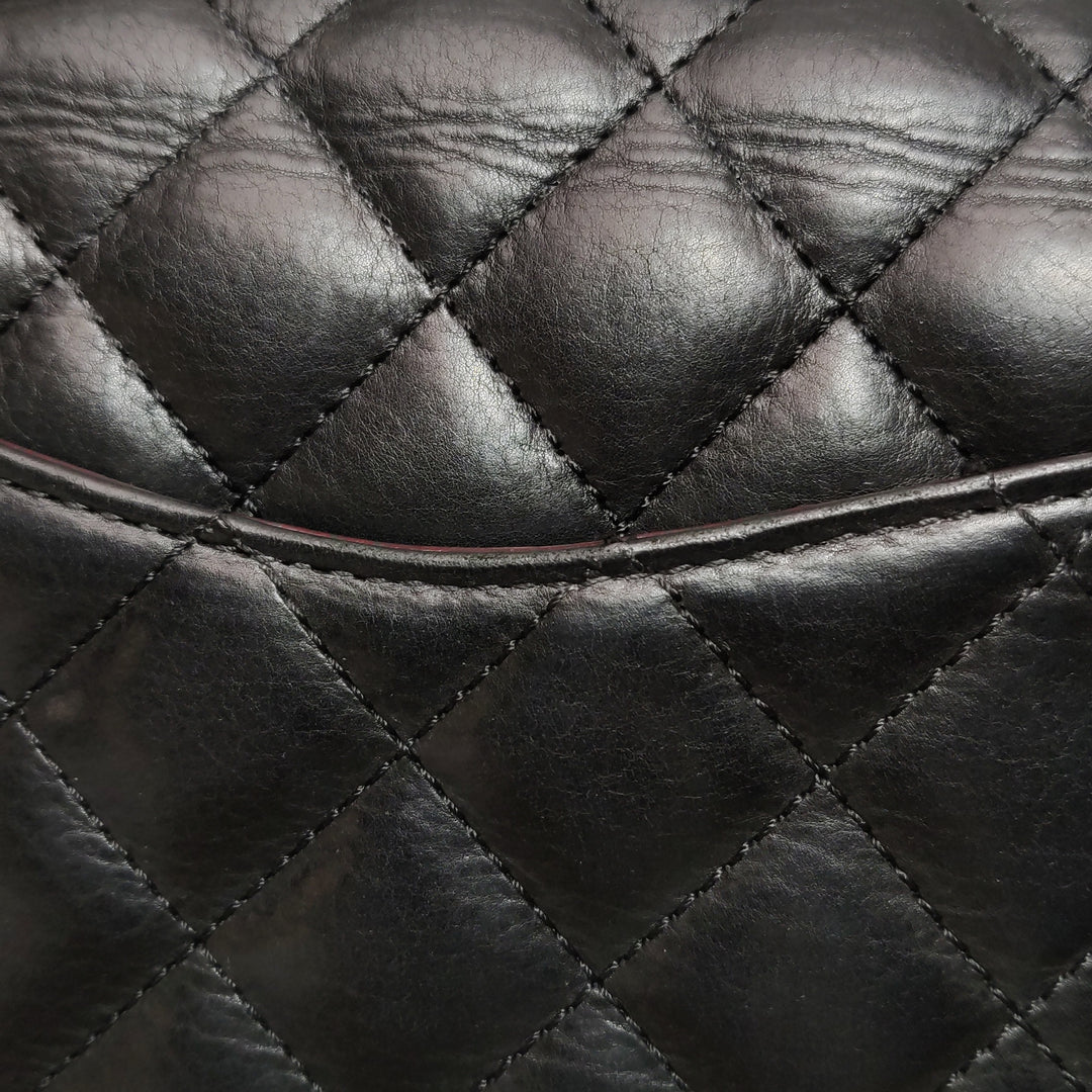 Chanel Mini Rock The Corner Flap Bag in Black