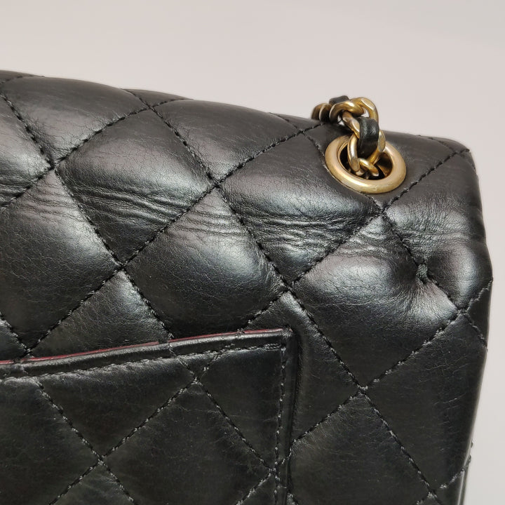Chanel Mini Rock The Corner Flap Bag in Black