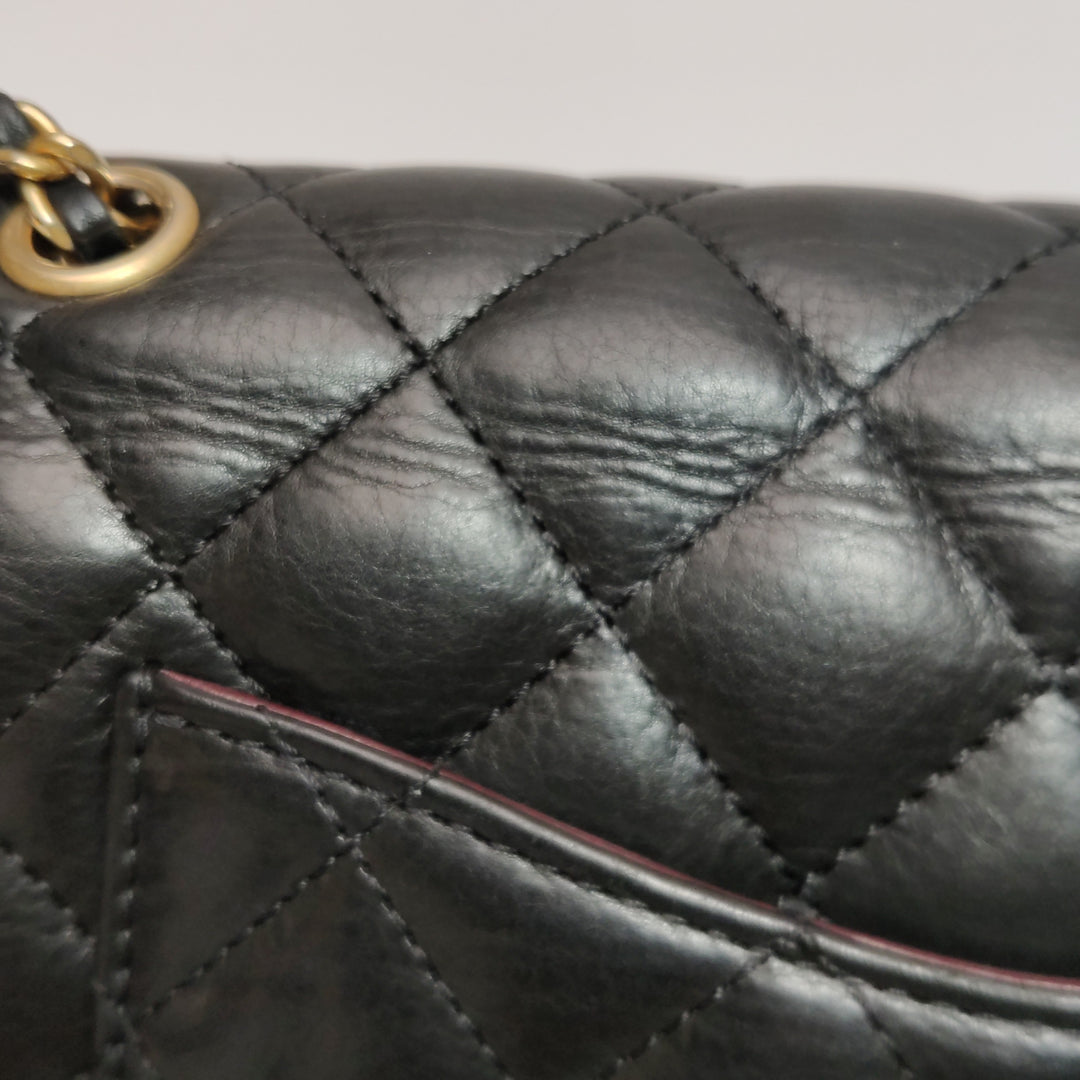 Chanel Mini Rock The Corner Flap Bag in Black