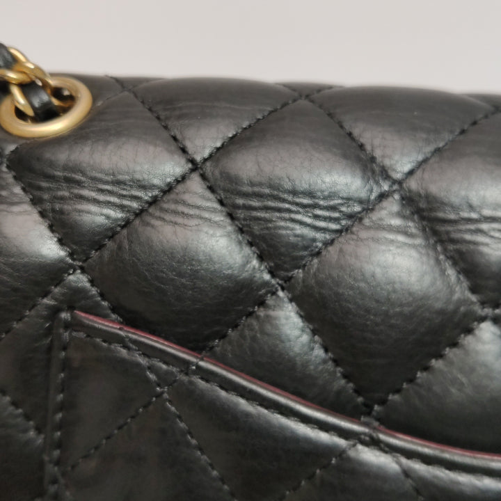 Chanel Mini Rock The Corner Flap Bag in Black