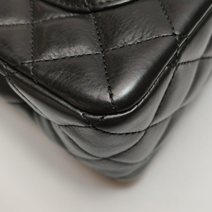 Chanel Mini Rock The Corner Flap Bag in Black